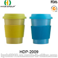 Taza de café de fibra de bambú ecológica colorida libre de BPA (HDP-2009)